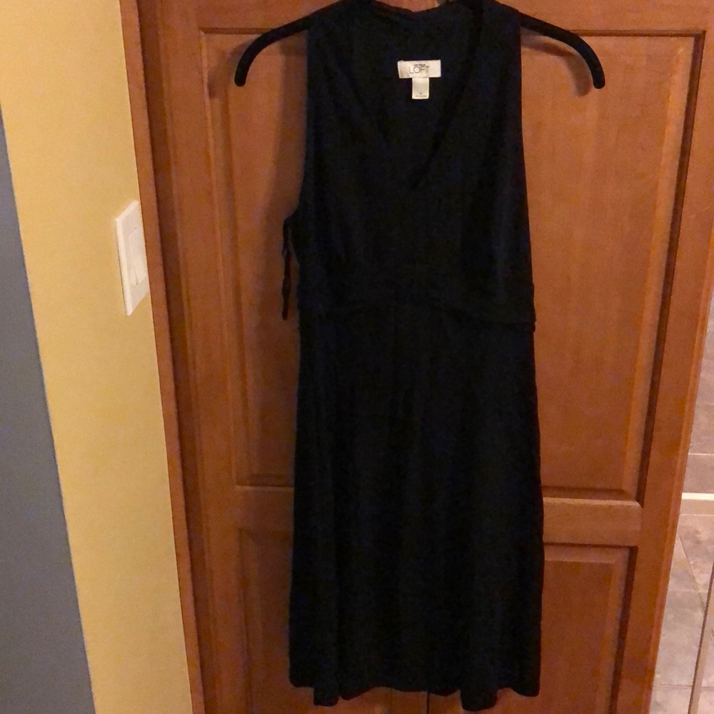 Loft sleeveless dress with side zip